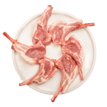 羔羊部落内蒙羊肉新鲜羔羊原切法式羊排250g法式【拍4份119到手12-16支】