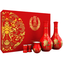 再降价：郎酒 红花郎十 53度 500ml*2瓶 礼盒装