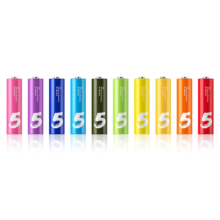 ZMI5号彩虹电池碱性10粒装适用于血压计/血糖仪/遥控器/挂钟/儿童玩具/智能门锁【一件包邮】