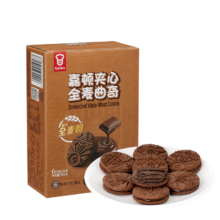 plus会员：嘉顿 夹心全麦曲奇饼干 巧克力味 200g