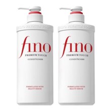 百亿补贴：fino透润美容液护发素550ml*2柔顺染烫受损护理