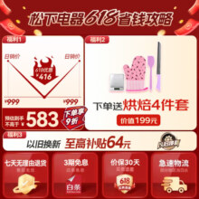 松下（Panasonic）家用面包机 可预约 全自动智能揉面多功能 断电记忆保护 自制面包机SD-PD100