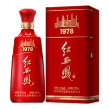 京东 百亿补贴、plus会员:西凤酒 红西凤1978 52度 500ml 单瓶装 凤香型白酒