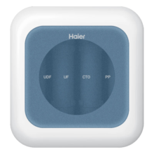 海尔（Haier）净水器家用厨下超滤直净饮水 800G大通量厨房前置过滤器机保留矿物质不插电0废水净水器前十名 小活泉2024升级旗舰款