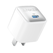 ANKER安克20W安心充苹果充电器type-c快充PD 适用iPhone16promax苹果15华为小米安卓手机usb充电插头 白