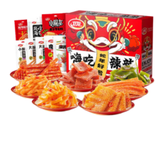 再降价：WeiLong 卫龙 辣条魔芋爽零食大礼包1342g*3件