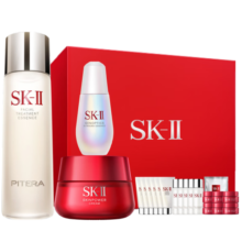 SK-II神仙水230ml+面霜80g+光子小灯泡30ml+眼霜15g护肤品套装sk2