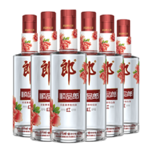 再降价、限地区、88VIP：LANGJIU 郎酒 顺品郎红顺兼香型白酒45度480ml*6瓶