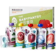光合星球【年货节礼盒】babycare婴幼儿水果泥6月+宝宝辅食泥果泥100g×5袋