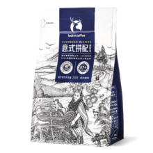 瑞幸咖啡咖啡豆意式拼配咖啡豆250克/袋 深烘手磨粉醇香