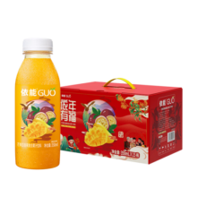 依能果汁 芒果果汁礼盒 过年送礼饮料350ml*15瓶 年货礼盒整箱装