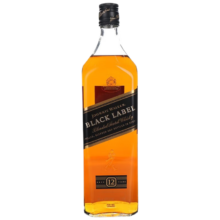 京东百亿补贴、plus会员:尊尼获加（JOHNNIE WALKER）黑方黑牌 12年 苏格兰 调和型威士忌 1000ml 进口洋酒