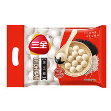 三全 宁波风味黑芝麻汤圆1kg约84只 经典简装早餐家庭装元宵