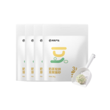 网易严选 奶茶双拼豆腐猫砂快速吸水无尘结团猫咪用品猫砂 2kg*4包整箱装