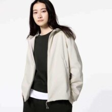 需凑单：优衣库 女士 防风拉链 连帽外套*2件