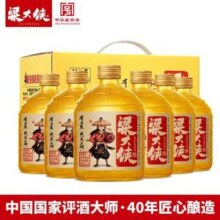 中华老字号，北京二锅头 粱大侠 40度清香型白酒500mL*6瓶