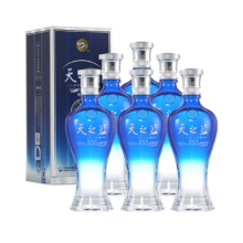plus会员：洋河 蓝色经典 天之蓝 52度 520ml*6瓶