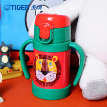 虎牌（TIGER） 婴幼儿童保温杯吸管真空304不锈钢水杯MCK-A28C保冷杯280ml 小狮子G 280ml