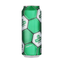 青岛啤酒经典10度 足球罐啤酒优质原料 500mL 12罐