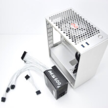 全汉（FSP）MS450/500全模组SFX电源 铜牌认证 额定450/500W 600W温控小电源 MS450/额定450W 无模组线