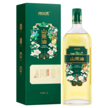 得尔乐山茶油1L 有机油茶籽油 低温冷榨一级 食用油