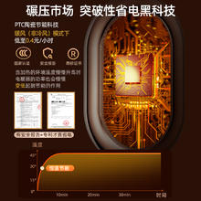 小米粒取暖器家用暖风机小型冬季省电热风机办公室桌面暖风电暖器