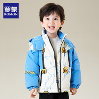 罗蒙 儿童冬季加厚保暖羽绒服外套