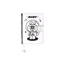 kinbor 创意太空ruby半年册刺绣A6手账本宇宙航天记事本学生笔记本自律本DT51060伴手礼
