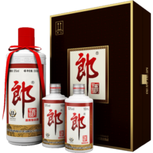 郎酒【年货送礼】郎牌郎酒子母郎礼盒 53度酱香型白酒 1盒