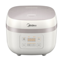 美的（Midea）电饭煲电饭锅 4升电磁加热人适用全智能精铁釜内胆一键可拆盖板24小时预约 家用智能电饭煲 MB-AFB40C8 4L