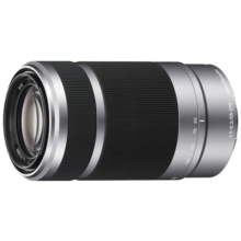 索尼（SONY）E55-210mm F4.5-6.3 0SS  APS-C画幅远摄变焦镜头 SEL55210 银色55-210 标配