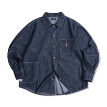20点开始：马登 水洗丹宁牛仔衬衫 TS2307815