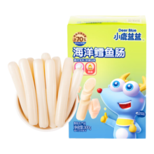 小鹿蓝蓝_深海鳕鱼肠 宝宝零食添加益生元阿拉斯加鳕鱼肉肠 300g