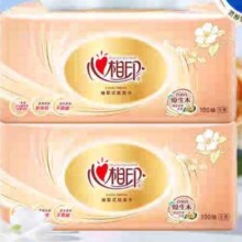 心相印经典原木亲肤抽纸巾 2包 金装600张