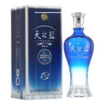洋河 蓝色经典 天之蓝 52度 520ml 单瓶装 绵柔浓香型白酒