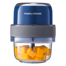 摩飞电器（Morphyrichards） 捣蒜器迷你辅食机绞肉机家用电动小型打蒜泥器神器MR9403 深蓝色 0.15L
