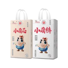 七色猪 小萌芯 婴儿纸尿裤 拉拉裤 XXL码 34片