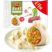思念猪肉白菜水饺1.08kg54只 *2件