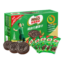 plus会员：雀巢 美禄运动力量饼干504克 巧克力夹心饼干健身独立包装 *10件