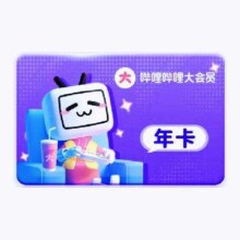 哔哩哔哩大会员B站会员12个月年卡
