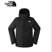 6日20点：The North Face 北面 三合一冲锋衣男款户外保暖夹棉内胆 8DNC JK3/宇宙黑