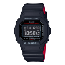 卡西欧（CASIO）G-SHOCK 基础方块 DW-5600HR 运动男表  卡西欧小方块 送男友 DW-5600UHR-1PR-200米防水