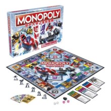 Monopoly孩之宝地产大亨之变形金刚强手游戏棋家庭互动桌游