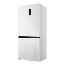 TCL 520升T9十字门超薄零嵌入式冰箱白色 宽幅变温 杀菌除味双循环防串味 大容量  一级变频底部散热 R520T9-UQ 韵律白