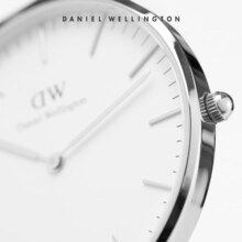 丹尼尔惠灵顿（DanielWellington）dw手表女 简约学生男女士手表时尚欧美腕表 生日新年礼物送女友 36MM DW00100047
