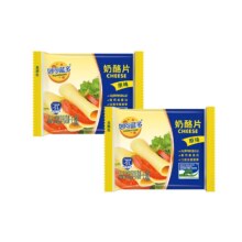 妙可蓝多 芝士奶酪片 早餐烘焙原料 300g（18片）
