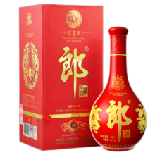 郎酒 红花郎 陈酿 高度白酒 酱香型 53度 500mL 6瓶 红十 整箱装