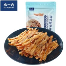 水一方现烤耐嚼鱿鱼丝手撕鱿鱼条高蛋白大连特产海味休闲零食 原味鱿鱼丝60g