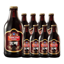 京东百亿补贴：TsingTao 青岛啤酒 黑啤 枣味 296ml*8瓶 整箱装
