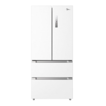 美的（Midea）508冰箱法式对开多门净味除菌四开门双系统双循环智能一级能效家用电冰箱美的冰箱 以旧换新 508白色【双系统】净味